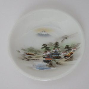 hand painted china saucer